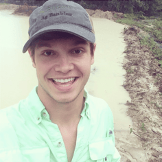 Walker on his family farm in Louisiana
